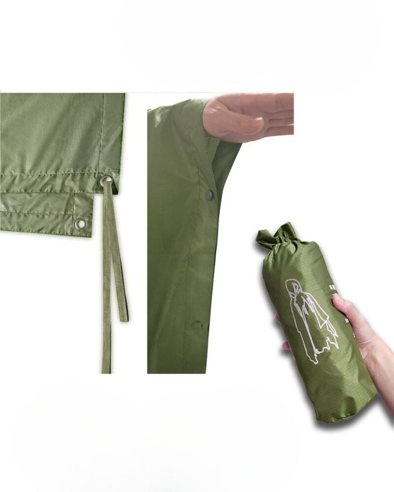 Upgraded Breathable Multifunctional Rain Poncho