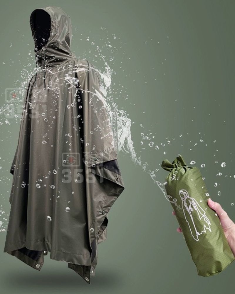 Upgraded Breathable Multifunctional Rain Poncho