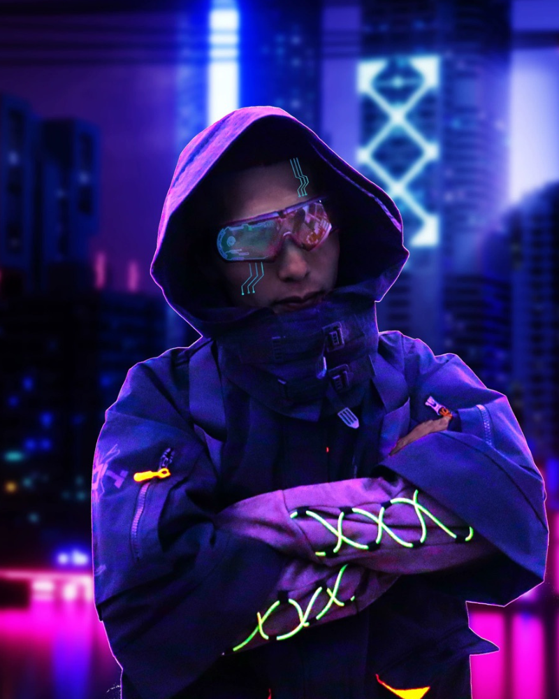 XIPHEVIL City Judge Cyberpunk Samurai Jacket
