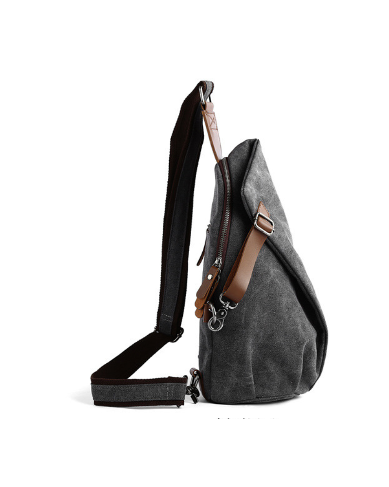 Techwear Canvas Sling Backpack