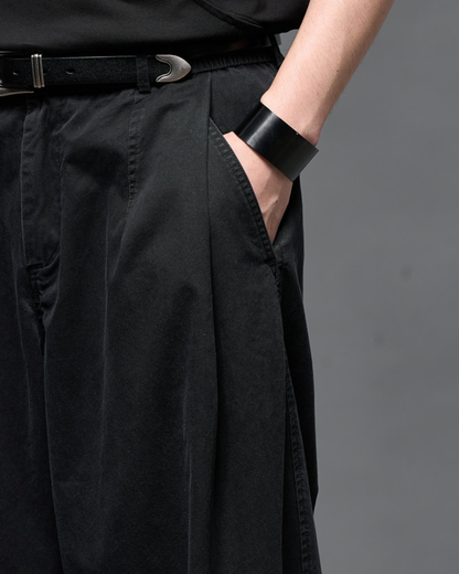 Washed Cotton Japanese Loose Men&