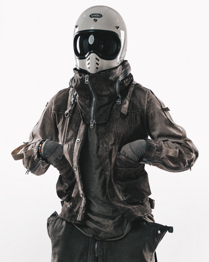 Wasteland Apocalypse Detachable-Collar Jacket