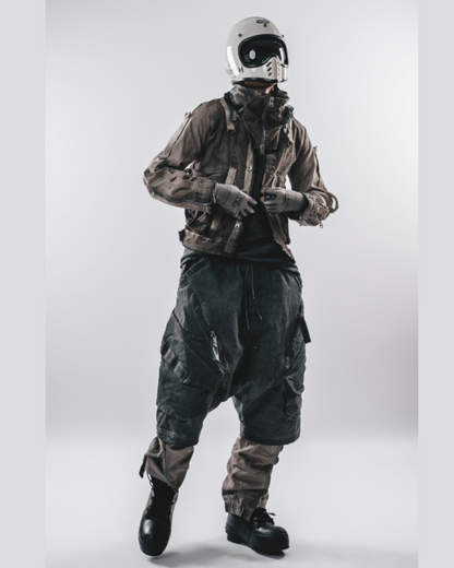 Wasteland Apocalypse Detachable-Collar Jacket