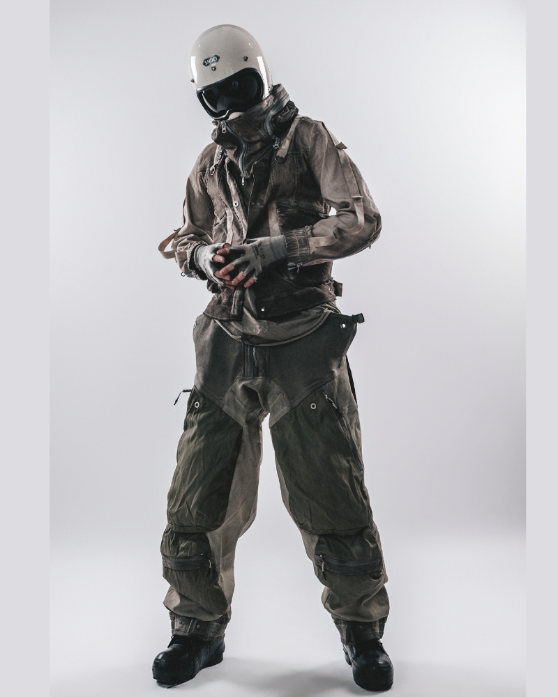 Wasteland Apocalypse Detachable-Collar Jacket