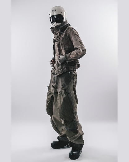 Wasteland Apocalypse Detachable-Collar Jacket