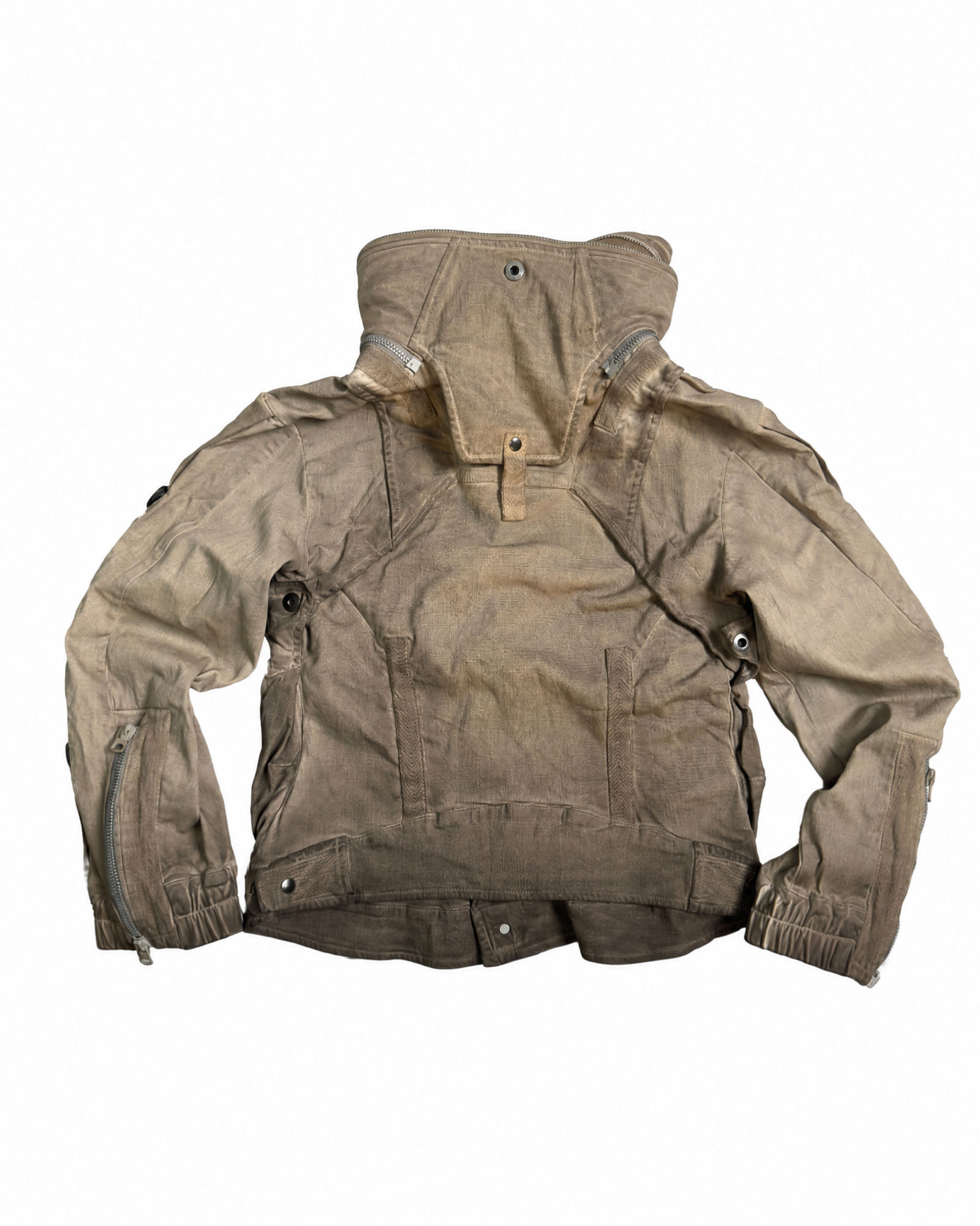 Wasteland Apocalypse Detachable-Collar Jacket