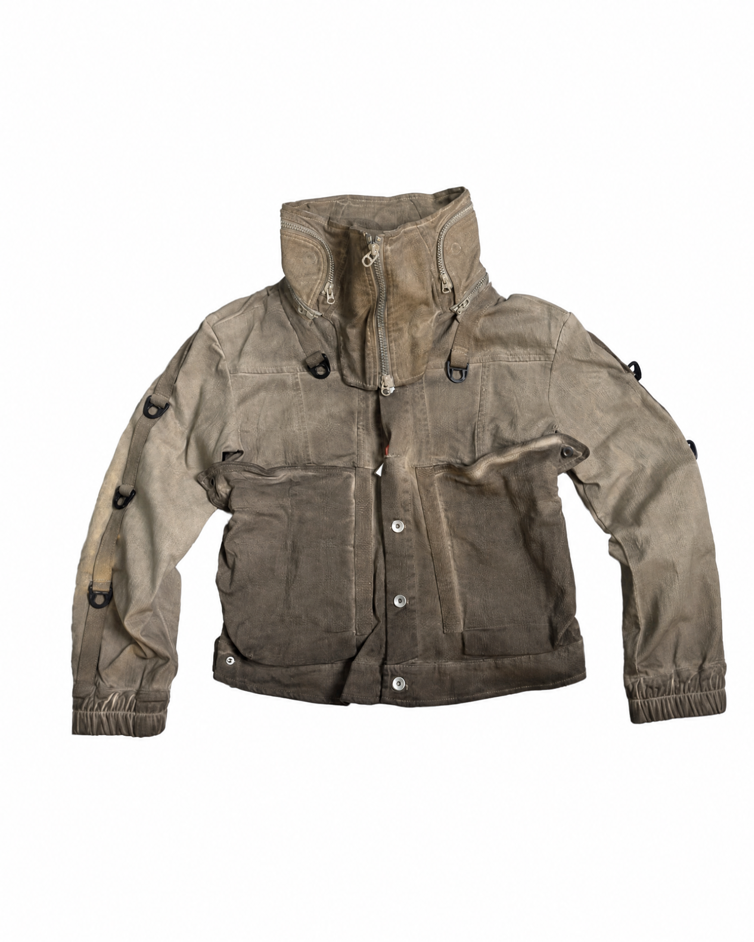 Wasteland Apocalypse Detachable-Collar Jacket
