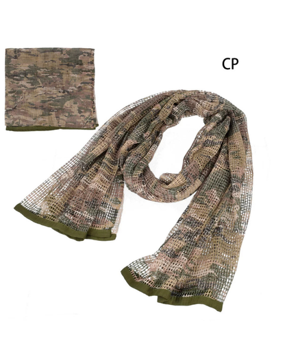Wasteland Soldier Style Camouflage Long Mesh Scarf