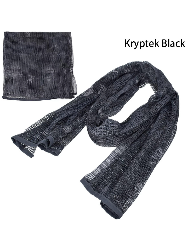 Wasteland Soldier Style Camouflage Long Mesh Scarf