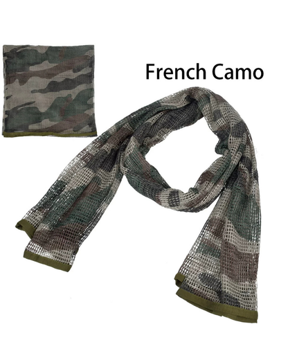 Wasteland Soldier Style Camouflage Long Mesh Scarf
