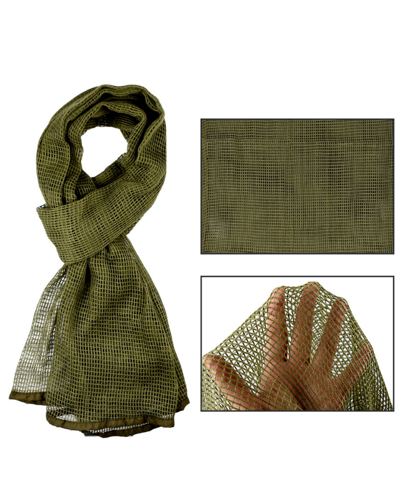 Wasteland Soldier Style Camouflage Long Mesh Scarf