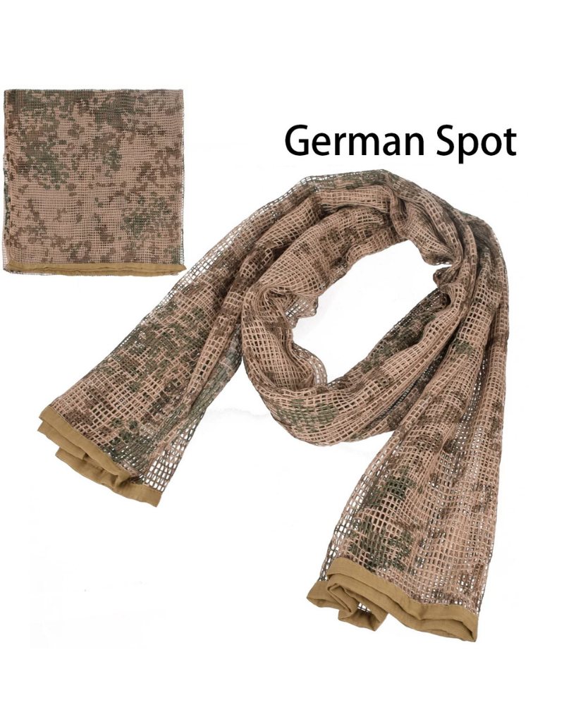 Wasteland Soldier Style Camouflage Long Mesh Scarf