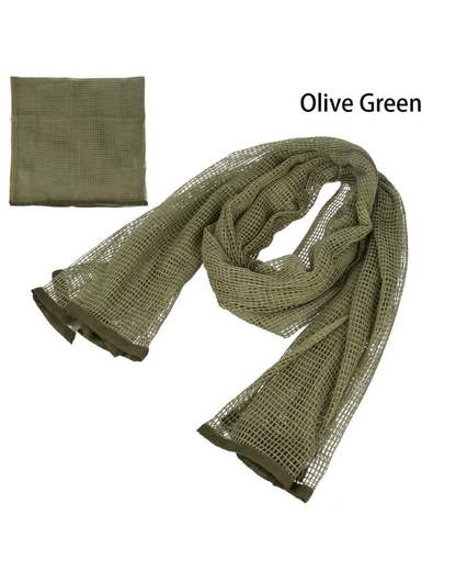 Wasteland Soldier Style Camouflage Long Mesh Scarf