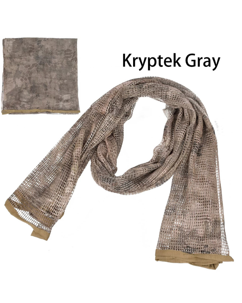 Wasteland Soldier Style Camouflage Long Mesh Scarf