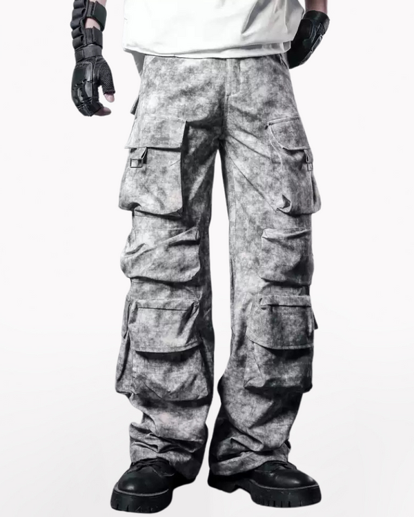 Wasteland Style Tie-Dye Cargo Pants