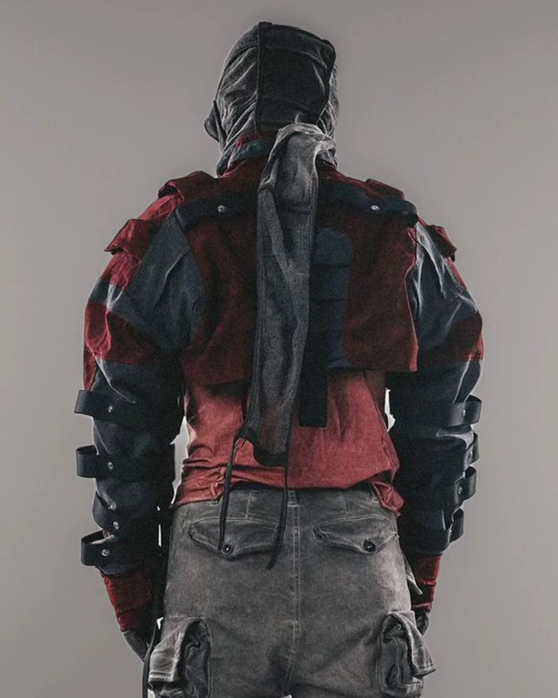 Wasteland Wear Angora Red Boxing Jacket – Techwear Official