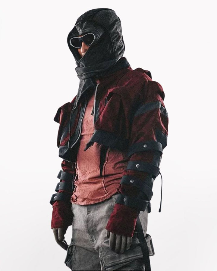 Wasteland Wear Angora Red Boxing Jacket – Techwear Official
