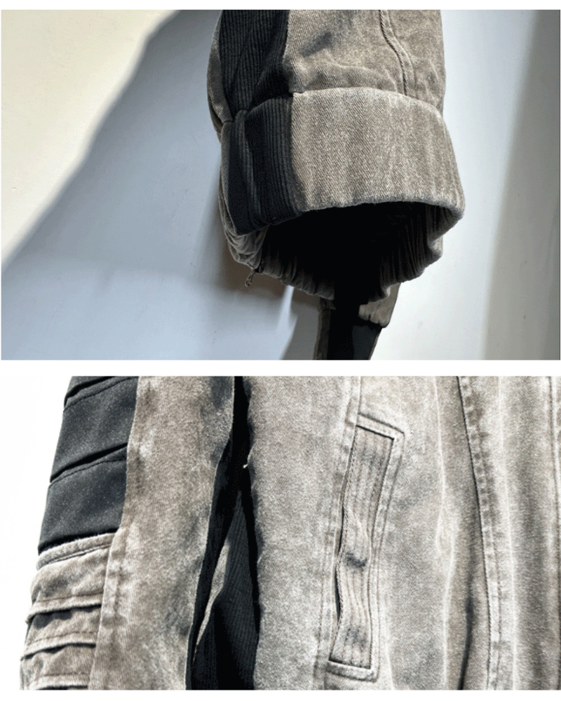 Wasteland Wear Contrast Folded Trim Jacket