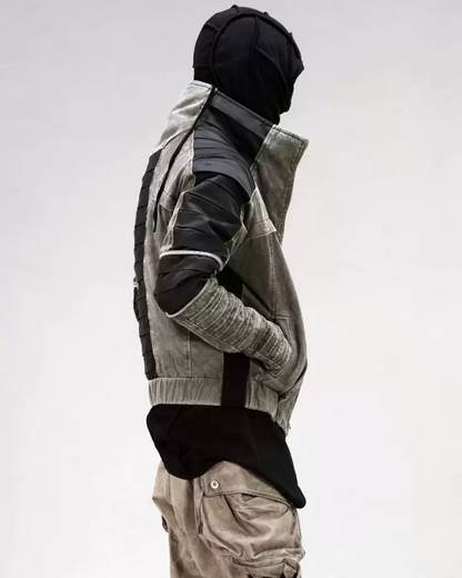 Wasteland Wear Contrast Folded Trim Jacket