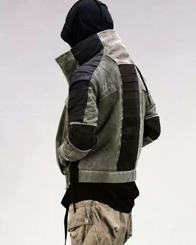 Wasteland Wear Contrast Folded Trim Jacket