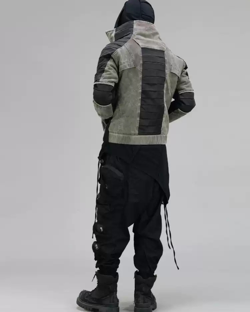 Wasteland Wear Contrast Folded Trim Jacket
