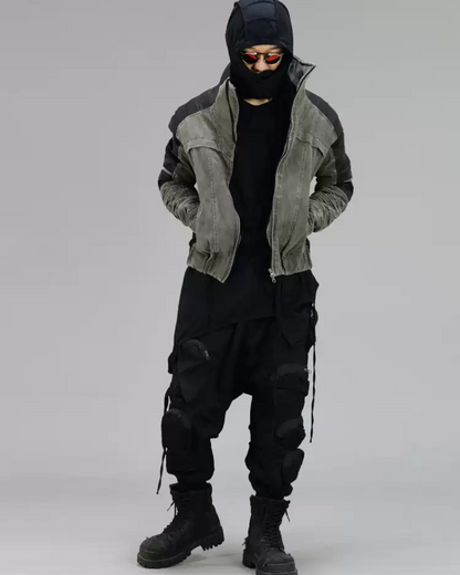 Wasteland Wear Contrast Folded Trim Jacket