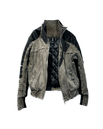 Wasteland Wear Contrast Folded Trim Jacket