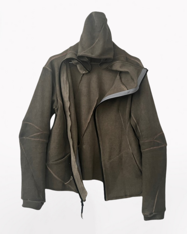Wasteland Wear Functional Asymmetrical Zip Hoodie