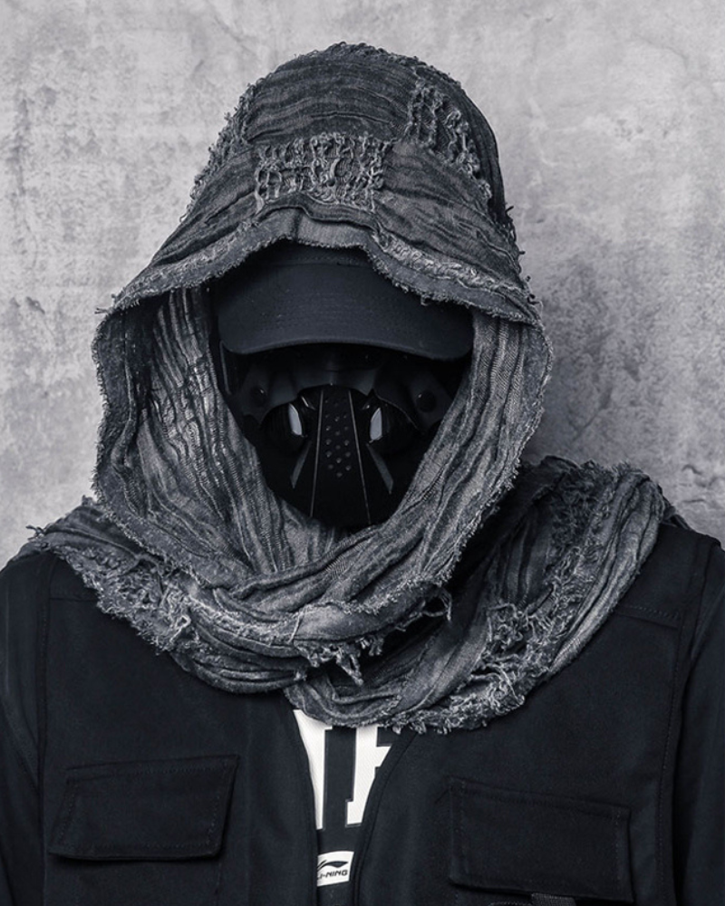 Wasteland Wear Distressed Tactical Shawl Scarf