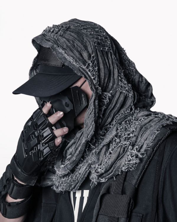 Wasteland Wear Distressed Tactical Shawl Scarf