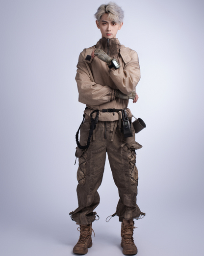 Wasteland Wear Distressed Washed Outdoor Cargo Pants