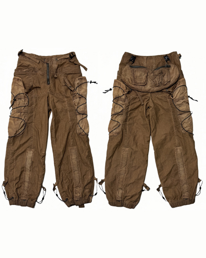 Wasteland Wear Distressed Washed Outdoor Cargo Pants
