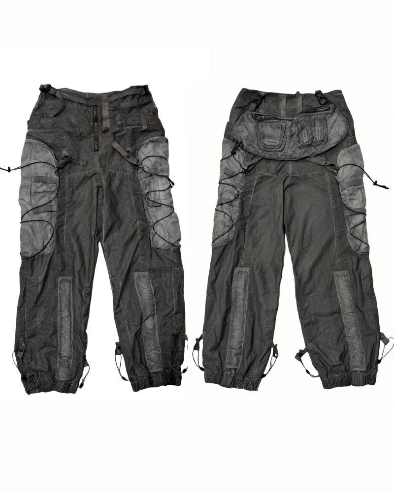 Wasteland Wear Distressed Washed Outdoor Cargo Pants