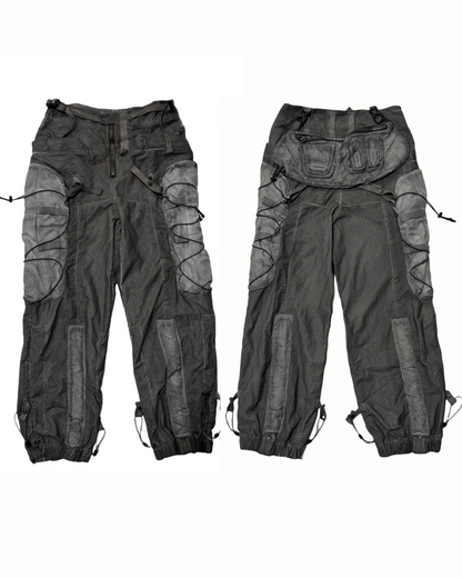Wasteland Wear Distressed Washed Outdoor Cargo Pants
