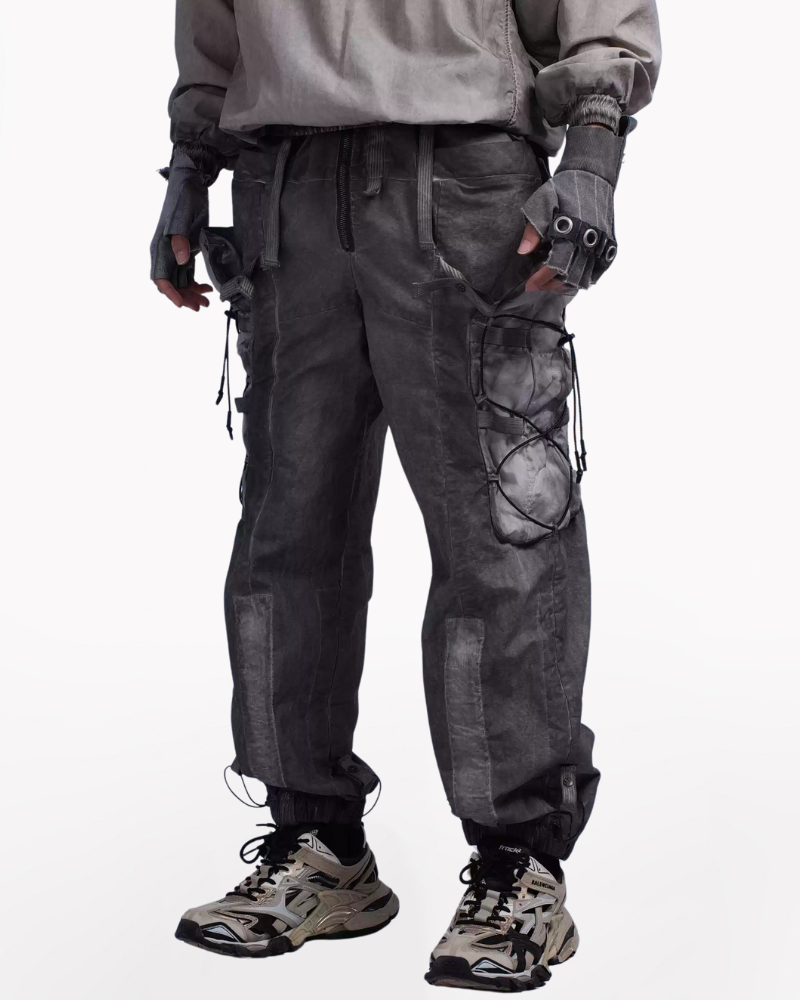 Wasteland Wear Distressed Washed Outdoor Cargo Pants