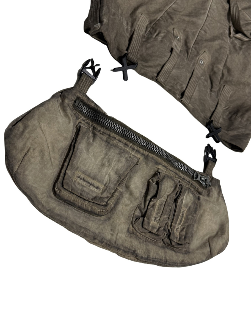 Wasteland Wear Distressed Washed Outdoor Cargo Pants