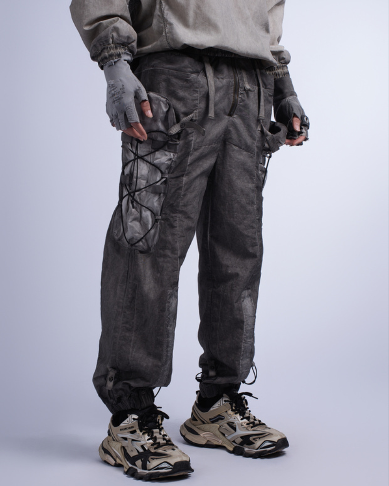 Wasteland Wear Distressed Washed Outdoor Cargo Pants