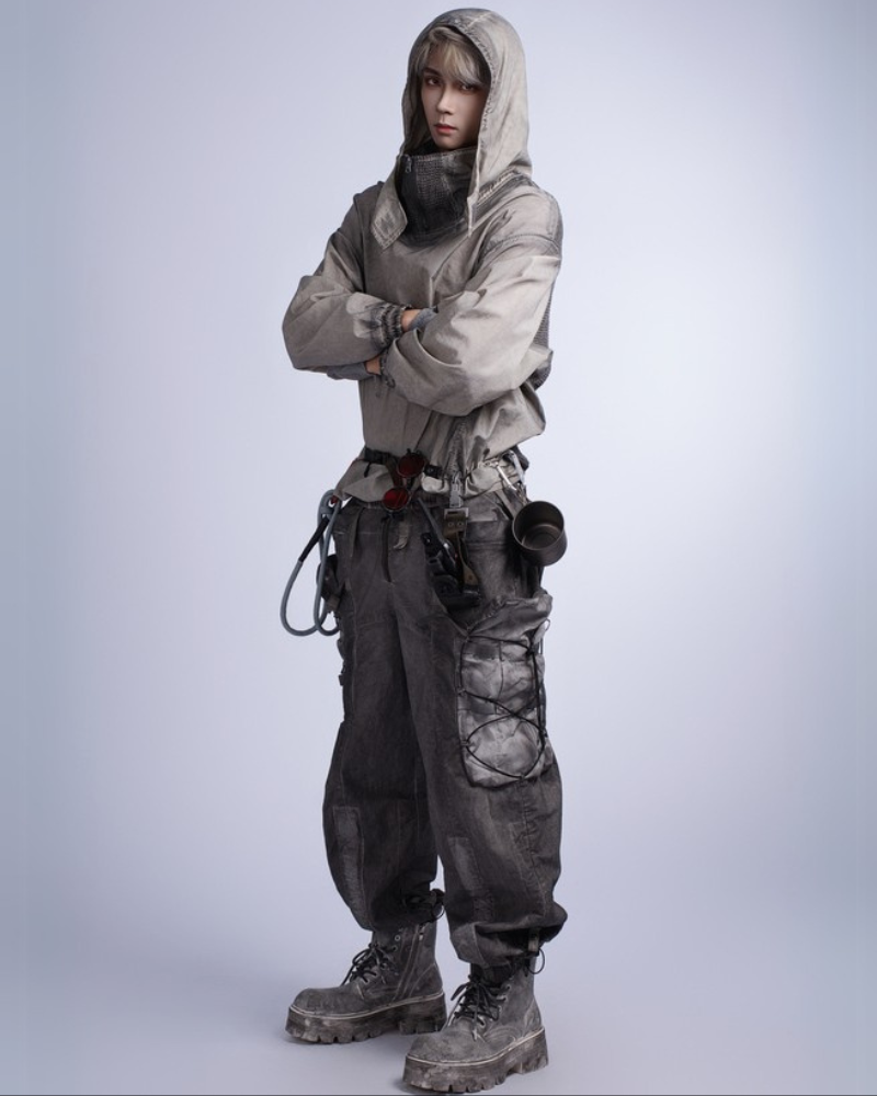 Wasteland Wear Distressed Washed Outdoor Cargo Pants