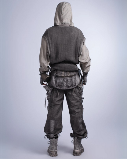 Wasteland Wear Distressed Washed Outdoor Cargo Pants
