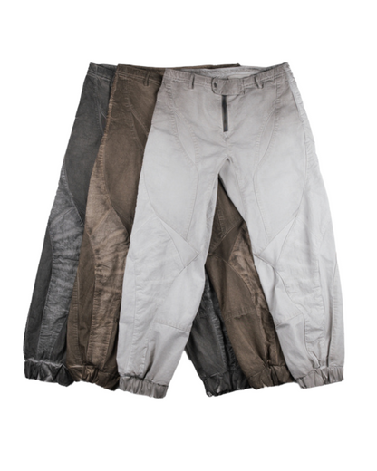 Wasteland Wear Distressed Washed Patchwork Slim Cargo Pants