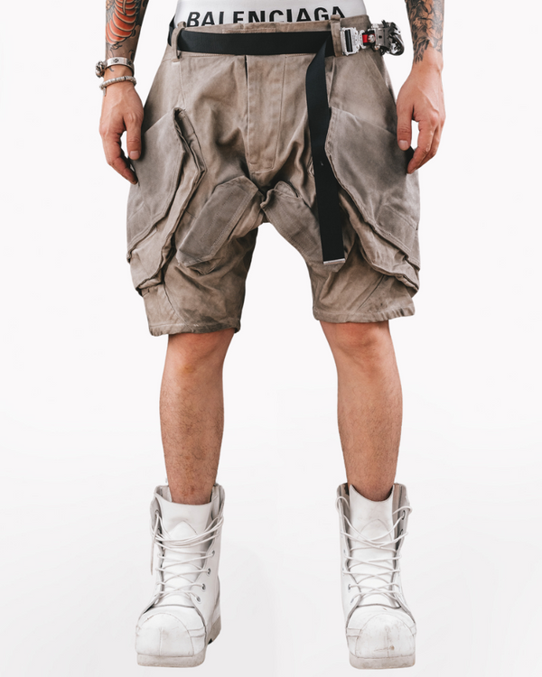 Wasteland Wear Functional 3D Pocket Cargo Shorts