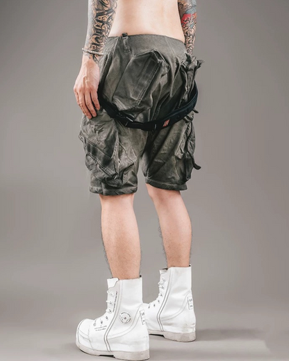 Wasteland Wear Functional 3D Pocket Cargo Shorts