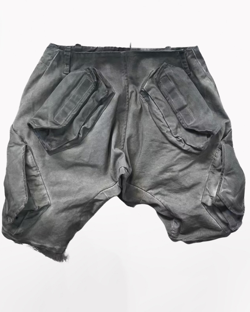 Wasteland Wear Functional 3D Pocket Cargo Shorts