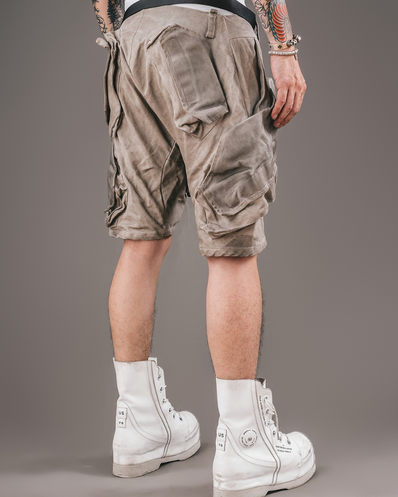 Wasteland Wear Functional 3D Pocket Cargo Shorts