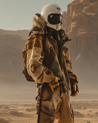 Wasteland Wear Functional Bat Sleeve Washed Jacket