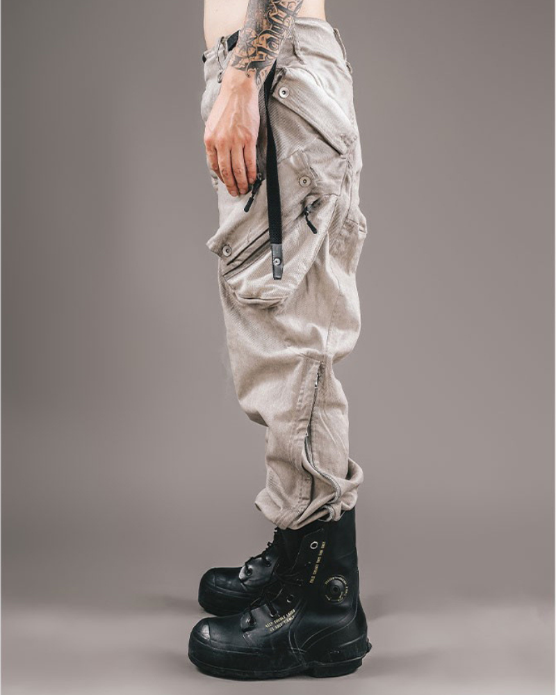 Wasteland Wear Functional Distressed Cargo Pants