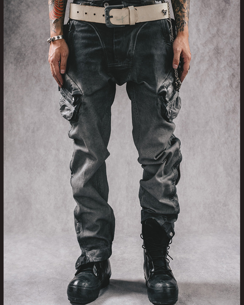 Wasteland Wear Functional Distressed Cargo Pants