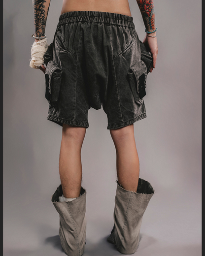 Wasteland Wear Functional Multi-Pocket Cargo Shorts