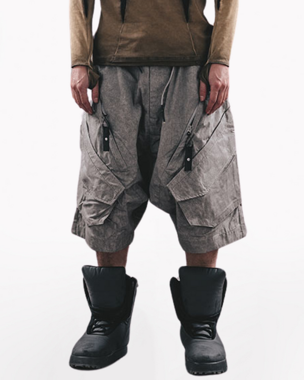 Wasteland Wear Functional Wide-Leg Cargo Shorts