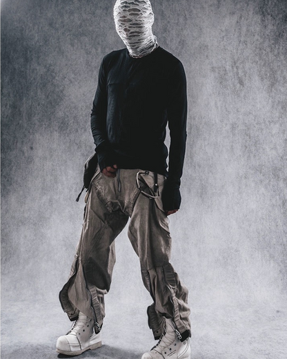 Wasteland Wear Multi-Pocket Zipper Cargo Pants